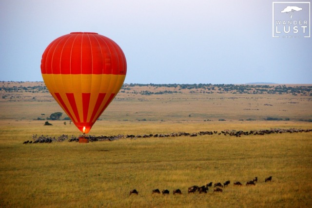Hotairballoon-Safari over the Masai Mara