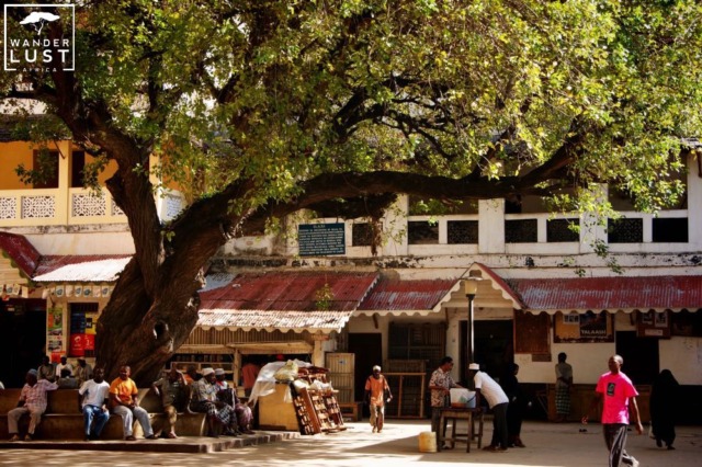 Marktplatz in der Altstadt Lamu