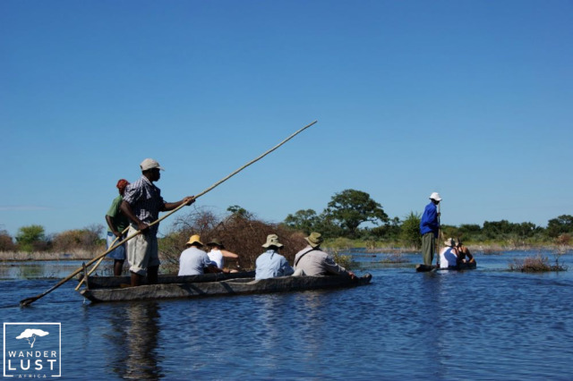 Mokoro Trip durch das Okavango Delta