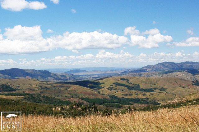 Scenic landscape of Swaziland