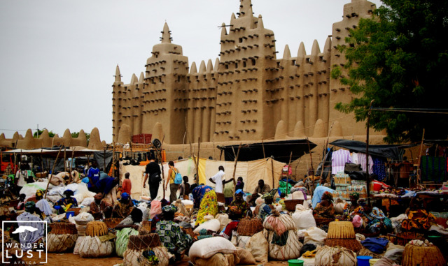 Der Montagsmarkt in Djenne, Mali Westafrika