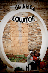 Wandern am Äquator in Uganda