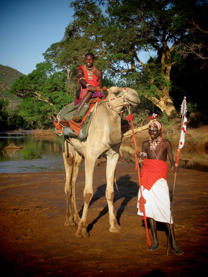 Kamelsafari durch Kenia