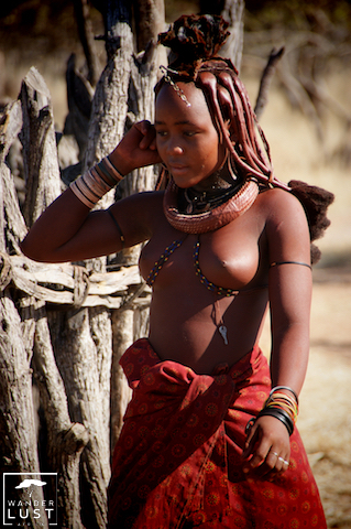 Himba Frau in Namibia